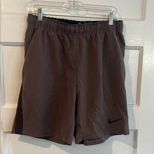 Nike Men's Chocolate Brown Athletic Shorts
